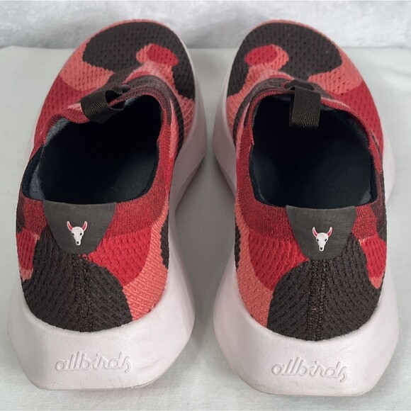 Allbirds Tree Dasher Relay Sneakers Shoes Bloom Coral Red Camo Women's Size 7.5 - Picture 4 of 8